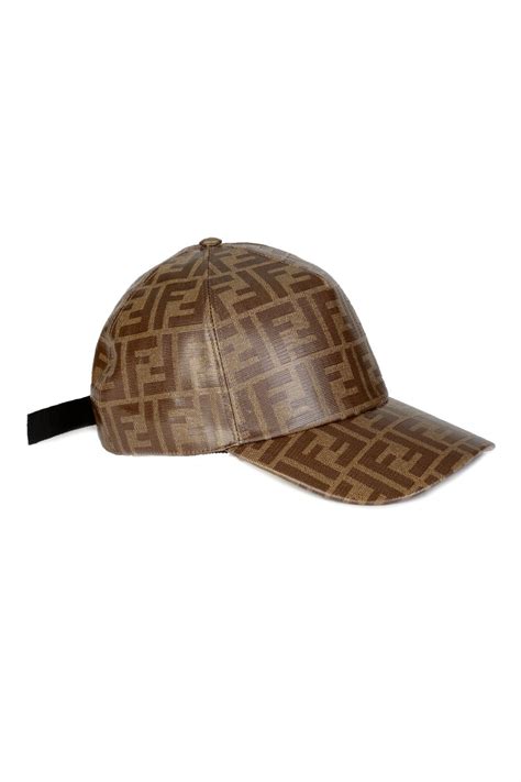 fendi leather cap.